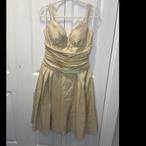 Gold dress